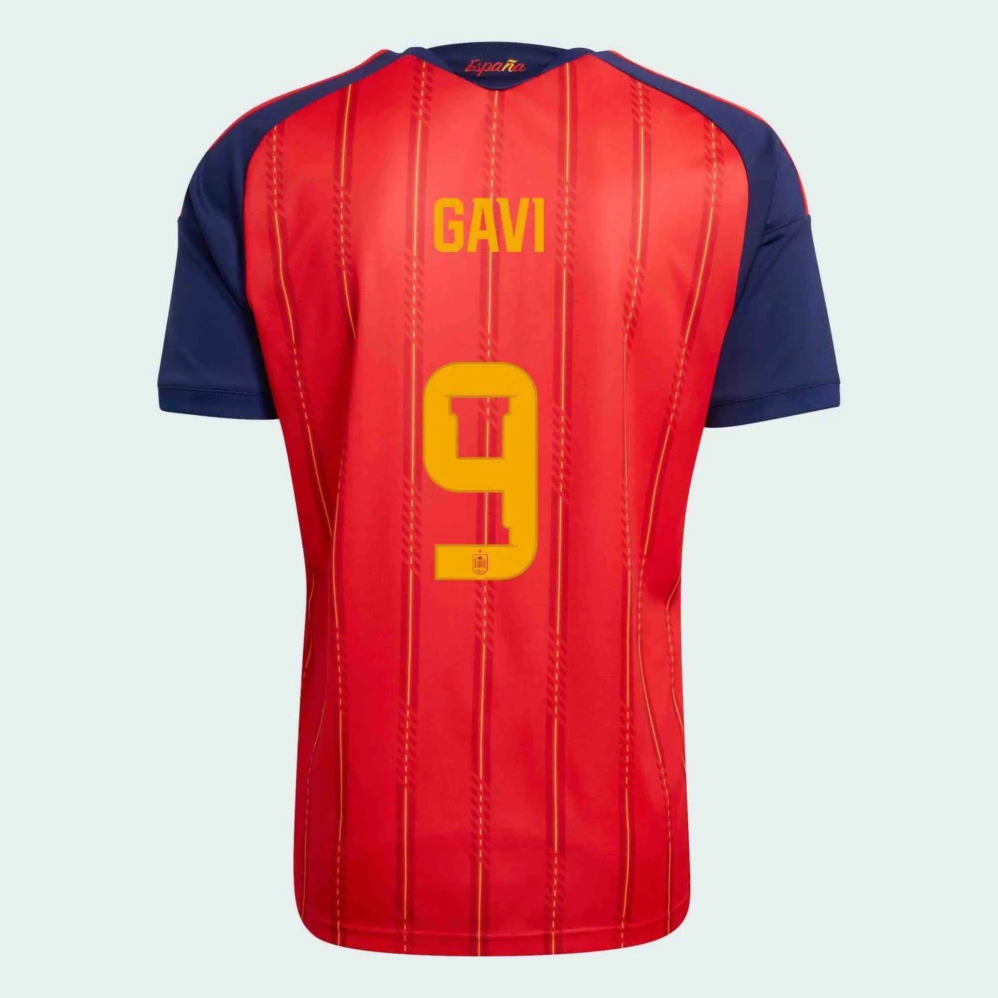 adidas 2026 Spain Men's Stadium Home Soccer Jersey (Gavi)