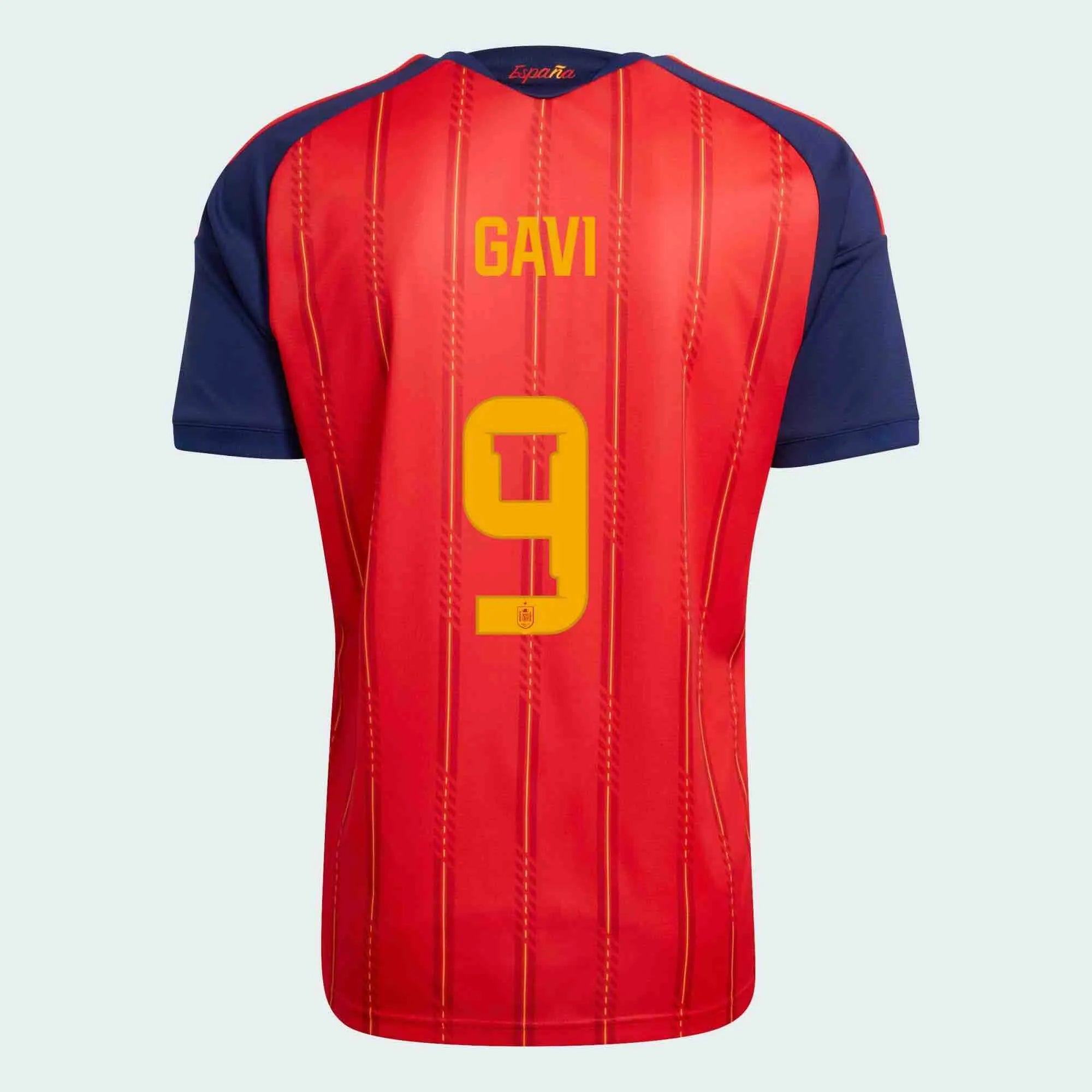 adidas 2026 Spain Men's Stadium Home Soccer Jersey (Gavi)