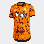 Adidas 2020-21 Juventus Authentic Third Jersey - Orange-Black