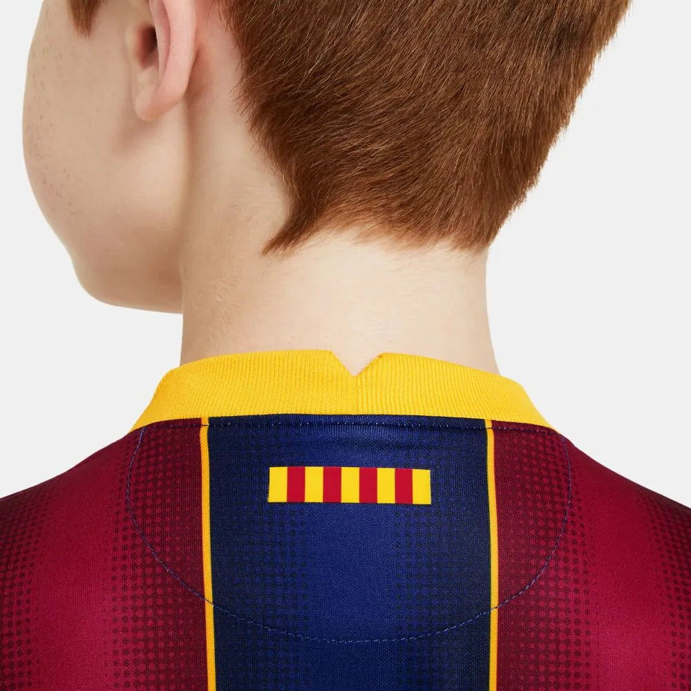 Nike 2020-21 Barcelona Youth Home Jersey - Blue-Red