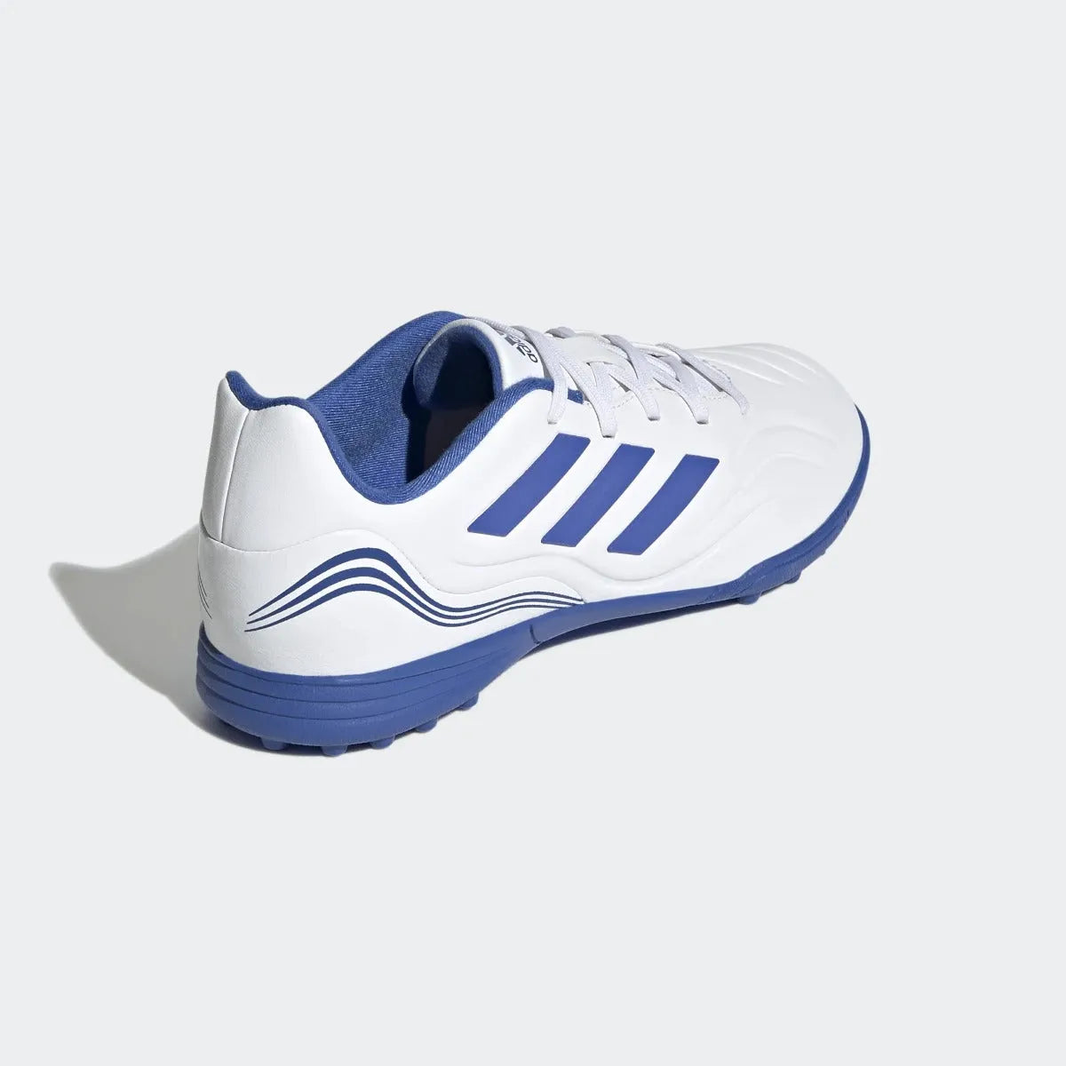 adidas JR Copa Sense .3 Turf - White-Blue (Diagonal 2)