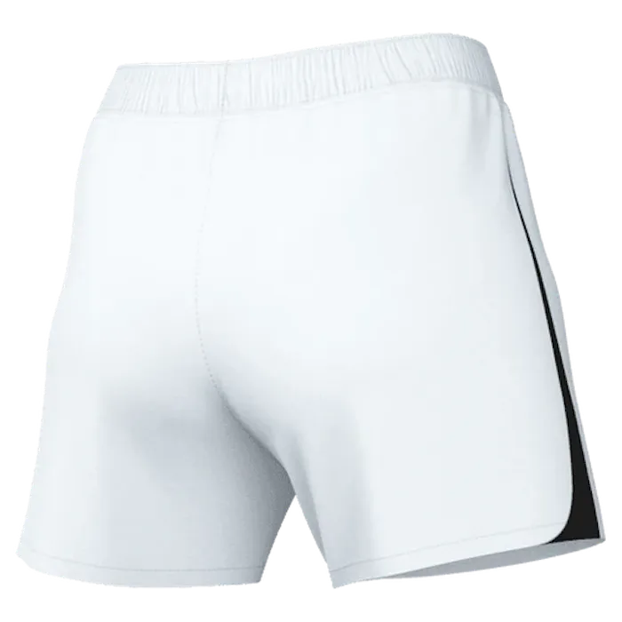 Nike Women's Knit Soccer Match Shorts White Black Black (Back)