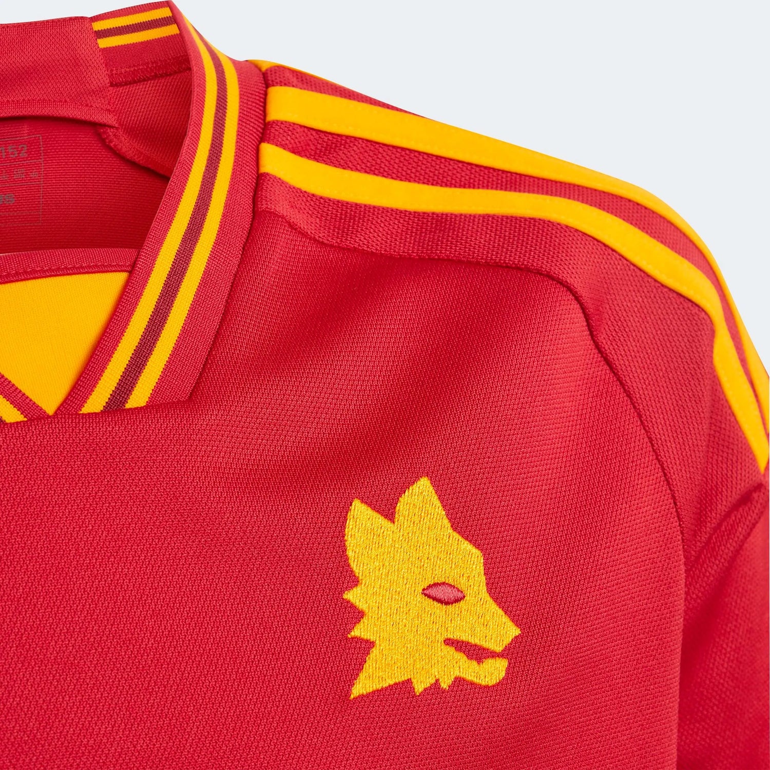 adidas 2023-24 Roma Youth Stadium Home Jersey (Detail 1)