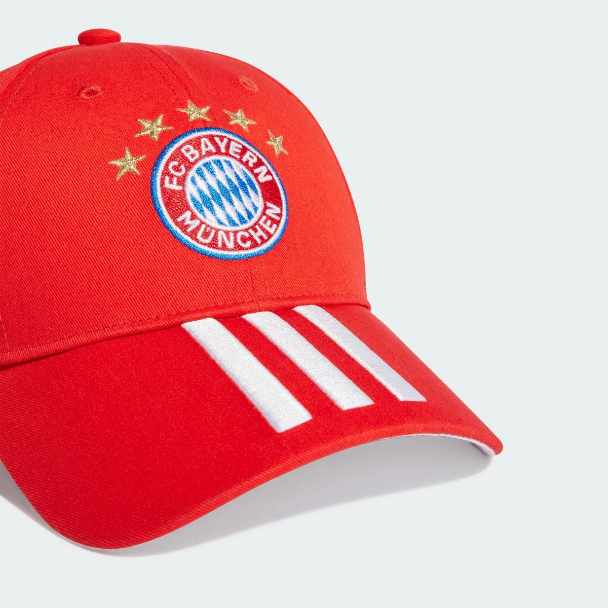 adidas 2022-23 FC Bayern Baseball Cap - Red-White (Detail 1)