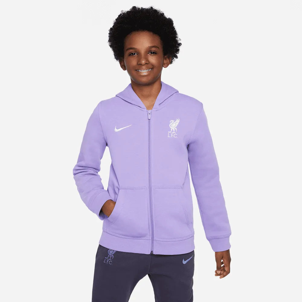 Nike 2023-24 Liverpool Youth NSW Club Hoodie (Model - Front)