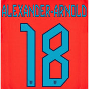 England 2022-23 Away Alexander-Arnold #18 Jersey Name Set (Back)