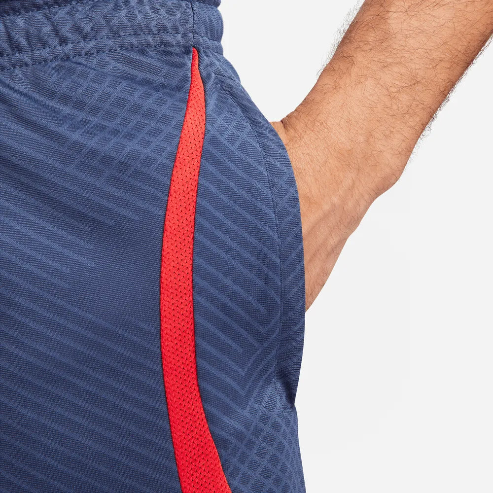 Nike 2022-23 PSG Strike Shorts - Navy-Red (Detail 2)