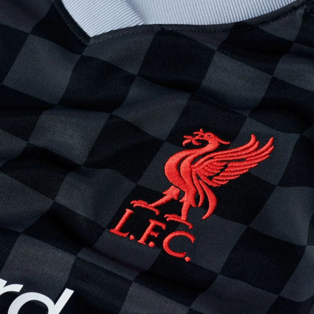 Nike 2020-21 Liverpool Youth Third Jersey -  Anthracite-Crimson
