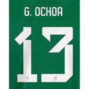 Mexico 2022-23 Home G. Ochoa #13 Jersey Name Set (Back)