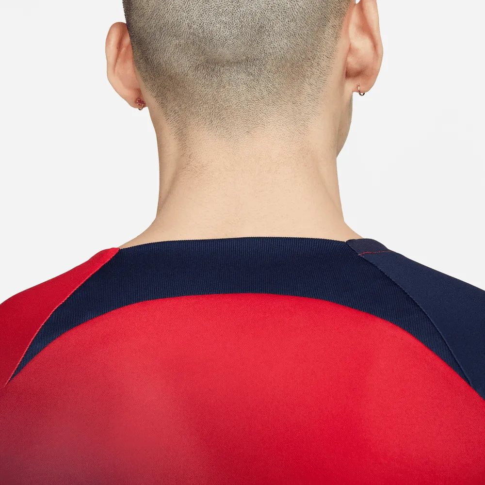 Nike 2023-24 PSG DF Training Top - Navy - Red (Detail 2)