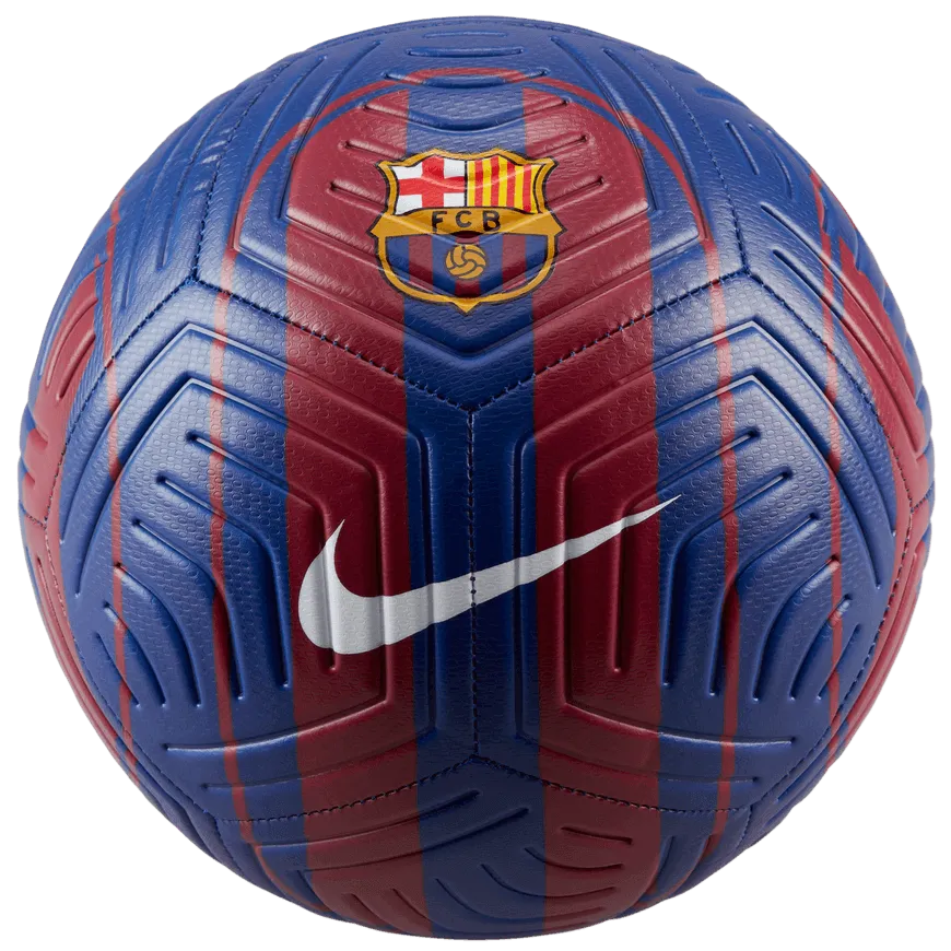 Nike SU23 FC Barcelona Strike Ball - Royal Blue-Burgundy (Front)