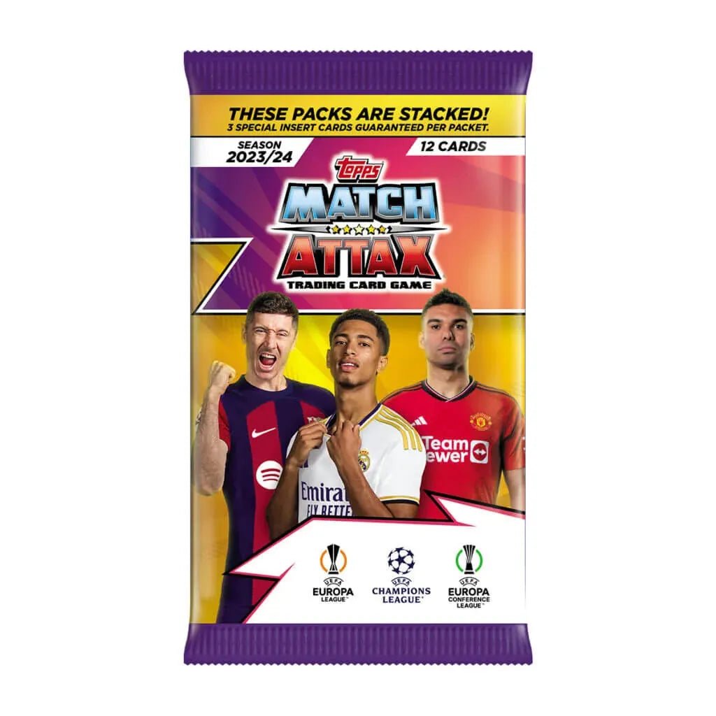 2023-24 Topps Match Attax UEFA Champions League Cards BOX (24 Packs Each) (Pack 2)