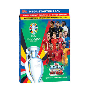 2024 Topps Match Attax UEFA Euro Cards Starter Pack (Album + 24 Cards) (Front)