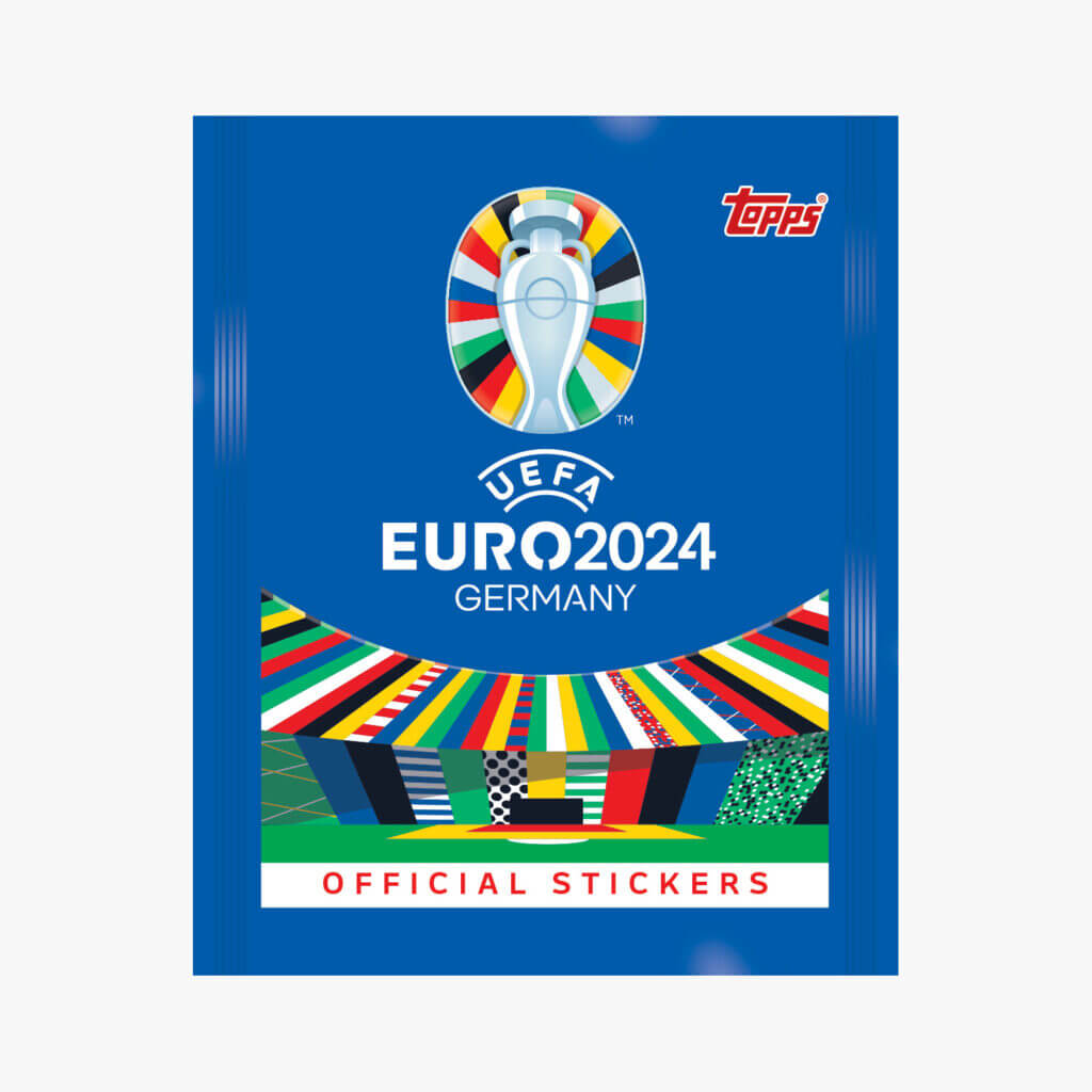 2024 Topps UEFA Euro Stickers BOX (50 Packs Each) (Pack)