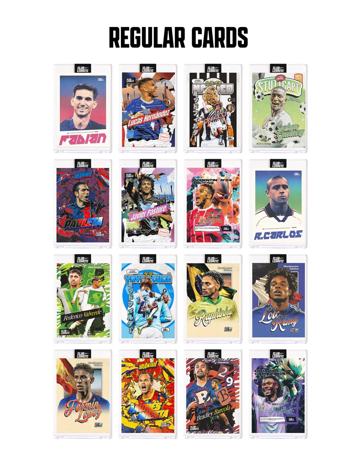 2025 Club Legacyz Icons Soccer 2nd Edition Trading Cards Hobby BOX (6 Packs Each)