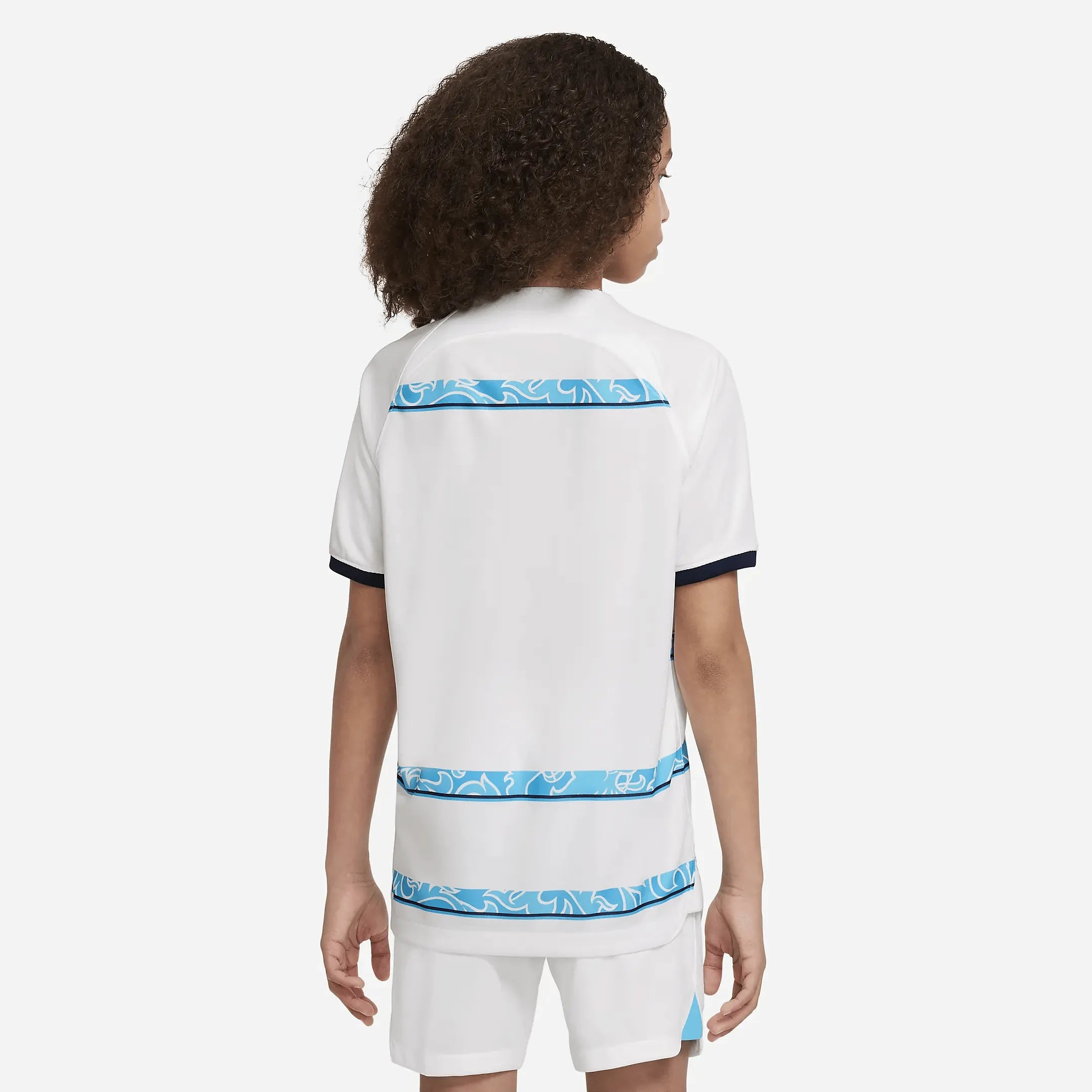 Nike 2022-23 Chelsea Youth Away Jersey (Model - Back)