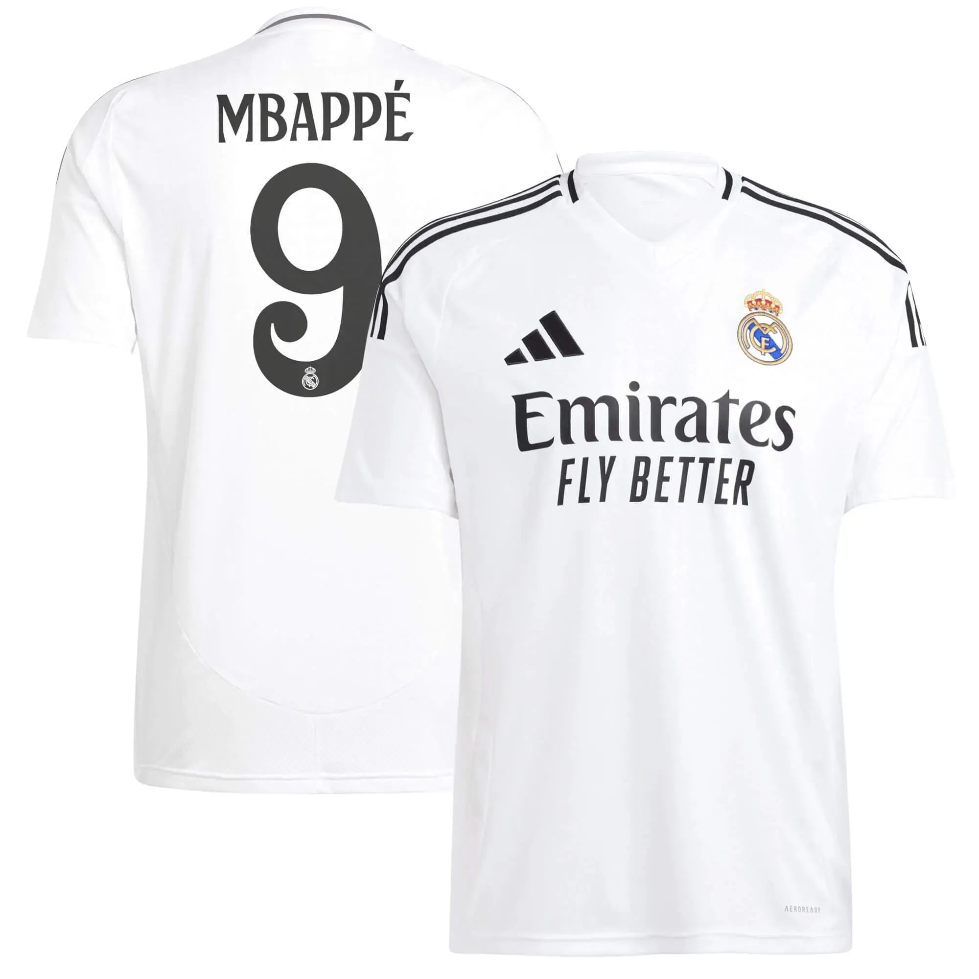 adidas 2024-25 Real Madrid Women's Stadium Home Jersey