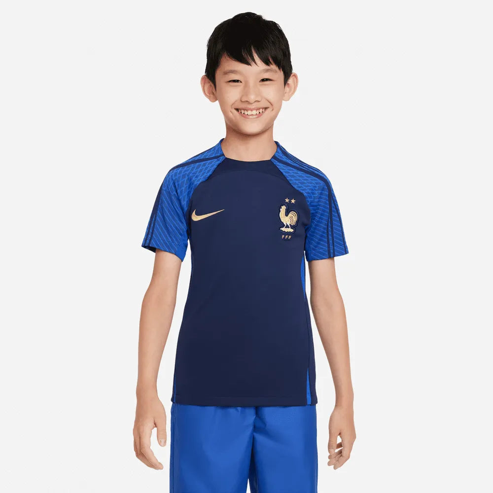 Nike 2022-23 France Youth Strike Top (Model - Front)