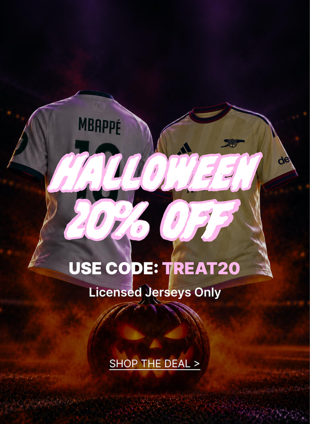 20% Off Licensed Jerseys TREAT20 (Collections)