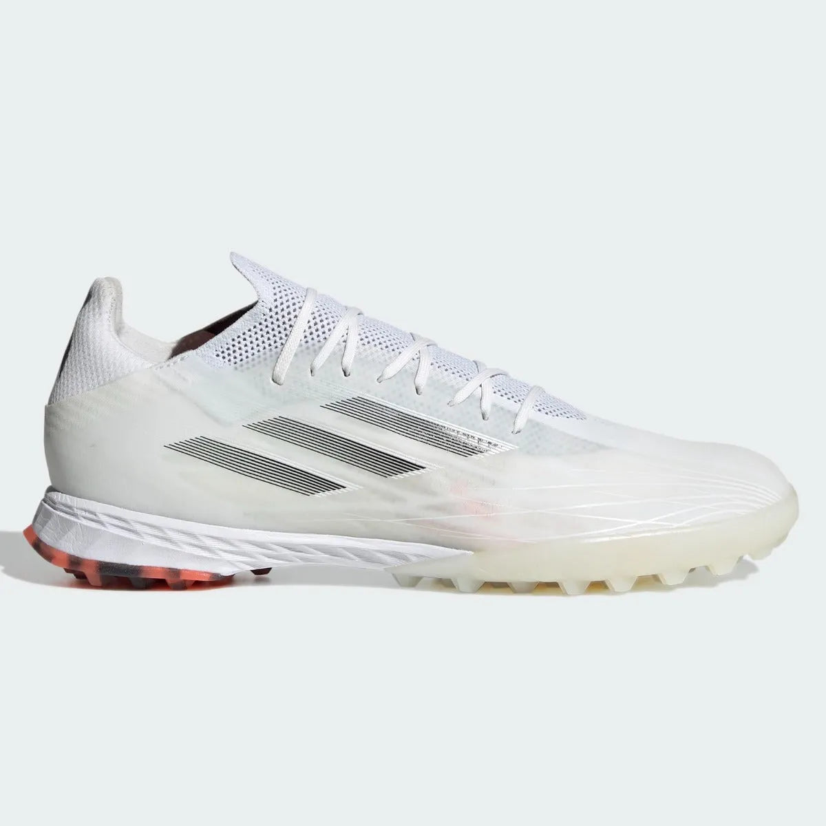 Adidas X Speedflow .1 TF - White-Iron Metallic (Side 1)