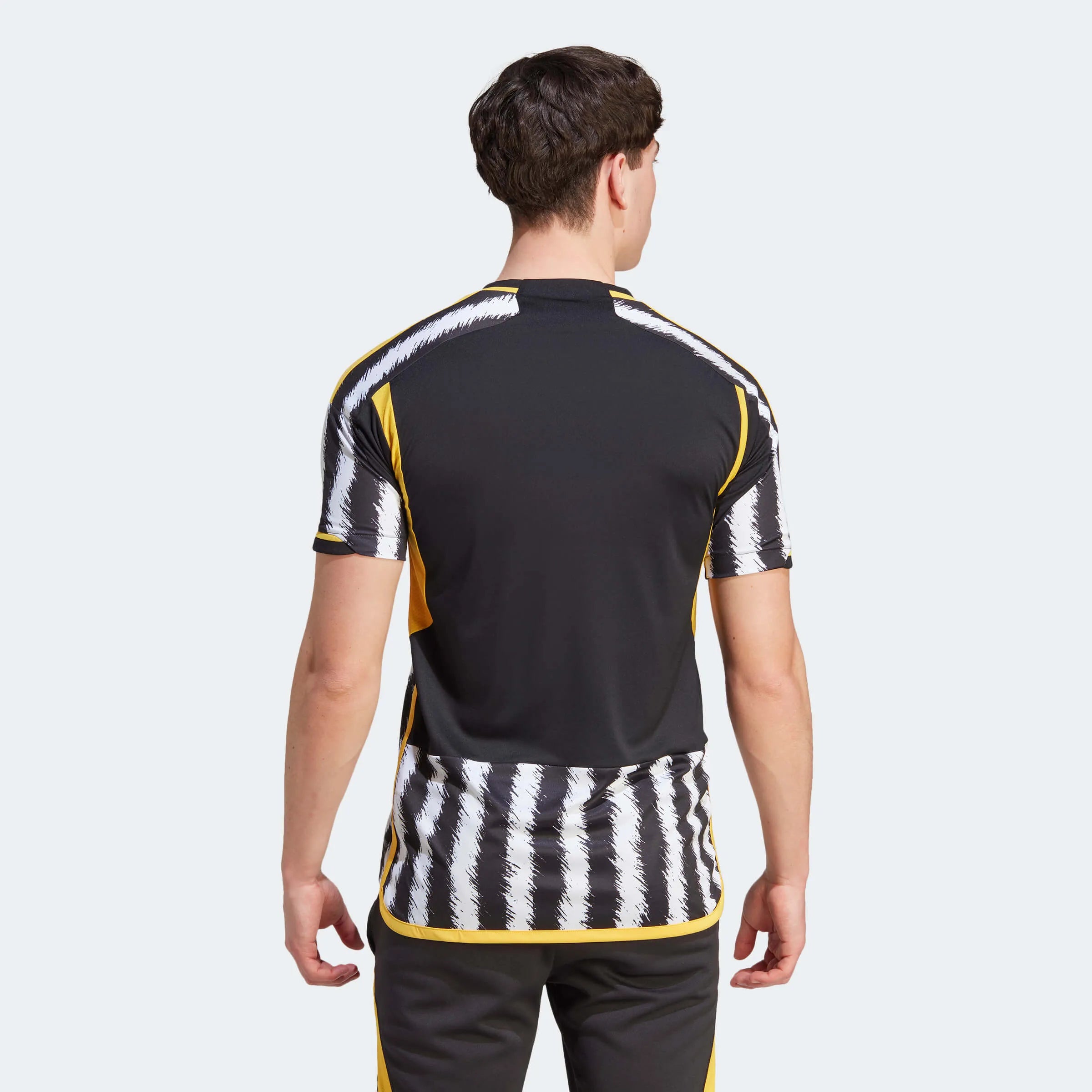 adidas 2023-24 Juventus Men's Home Jersey (Model - Back)