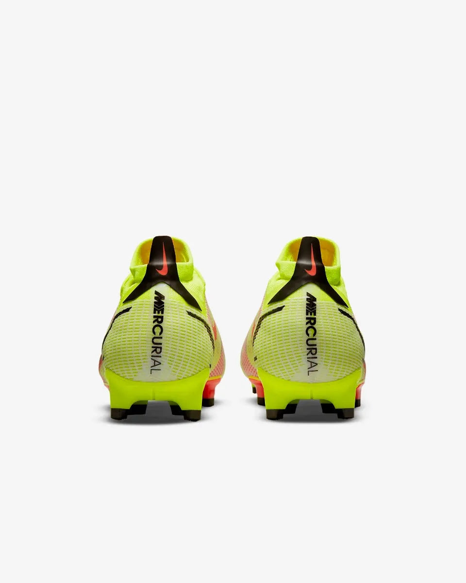 Nike Vapor 14 PRO FG - Volt-Bright Crimson (Pair - Back)