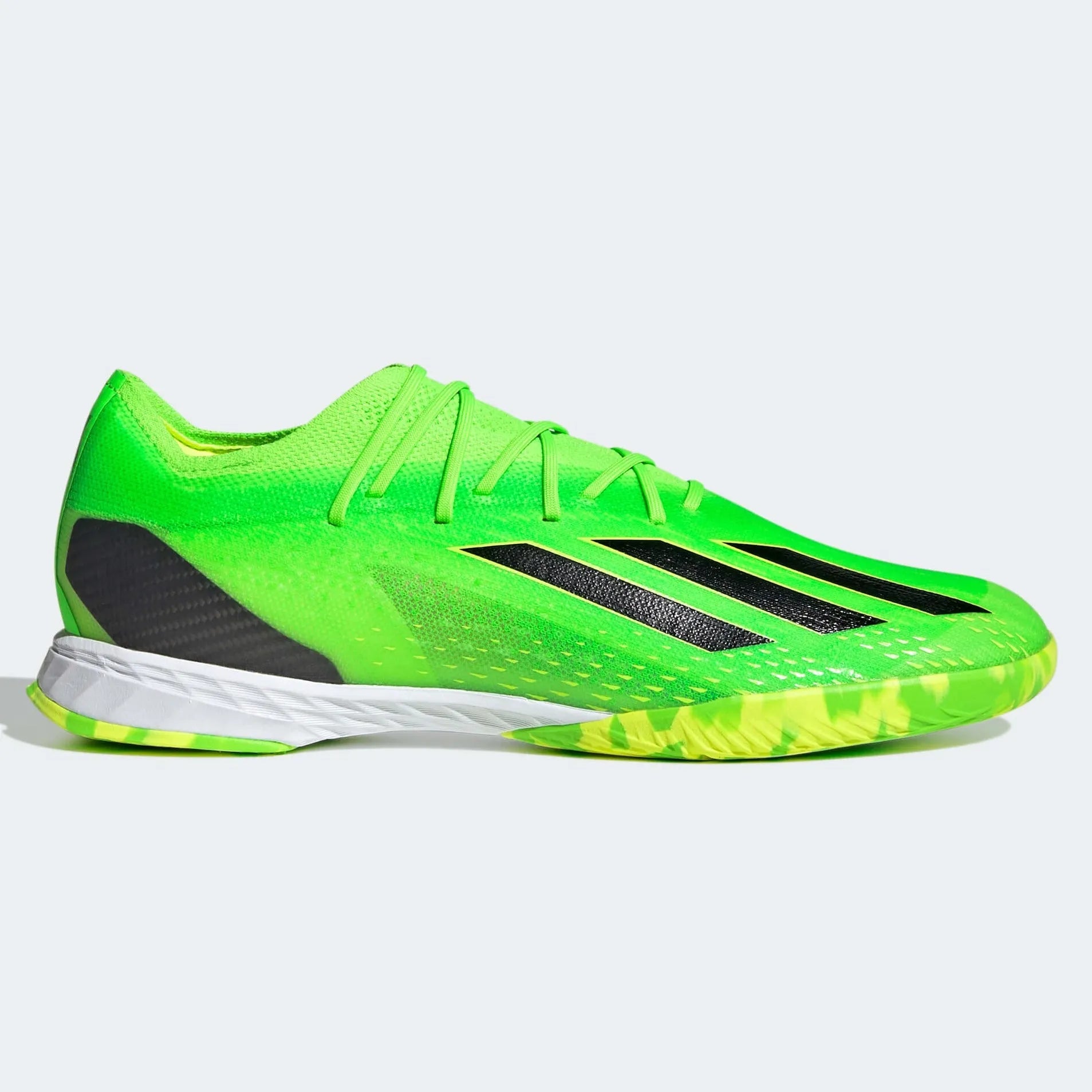 adidas X SpeedPortal .1 Indoor - Solar Green-Black (Side 1)