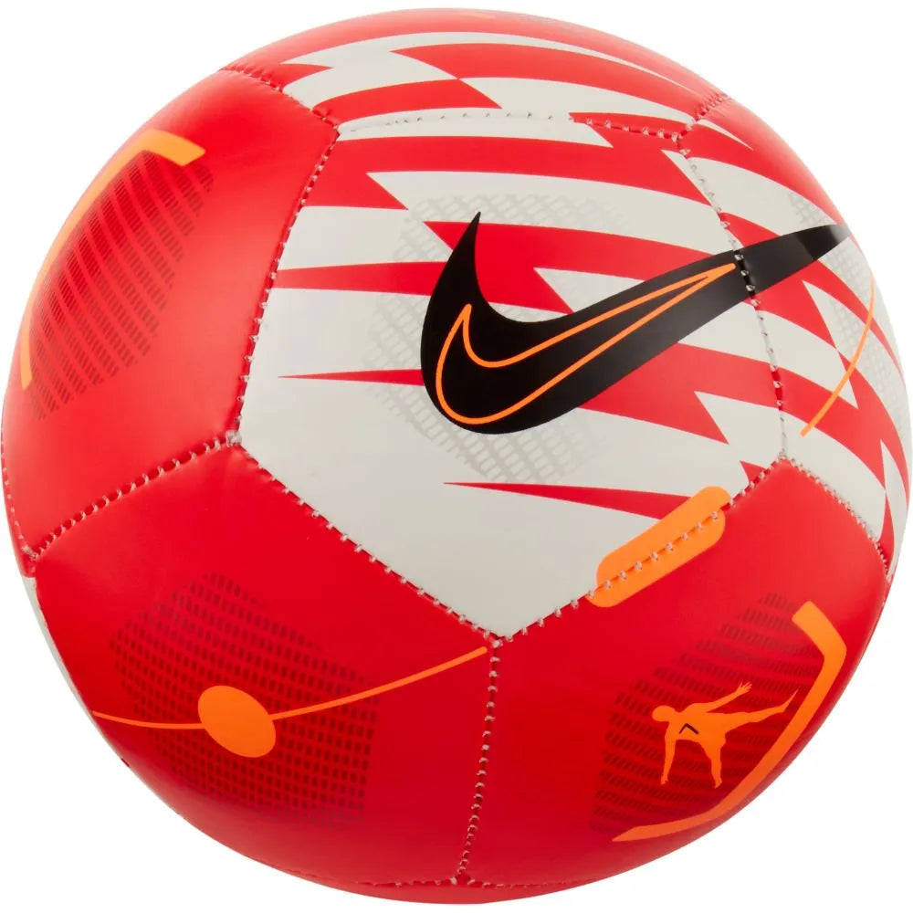 Nike CR7 Skills Mini Ball - Crimson-White (Front)