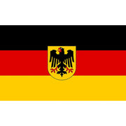 3x5 Country Flag - Germany with Eagle (Front)