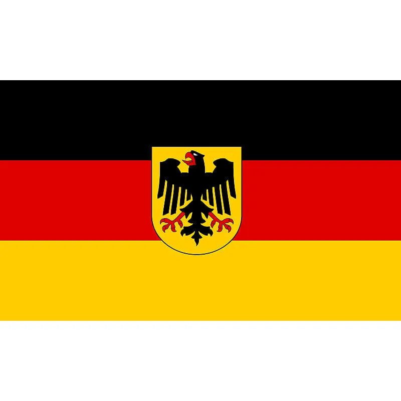 3x5 Country Flag - Germany with Eagle (Front)