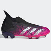 Adidas JR Predator Freak .3 Laceless FG - Black-Pink-Purple (Side 1)