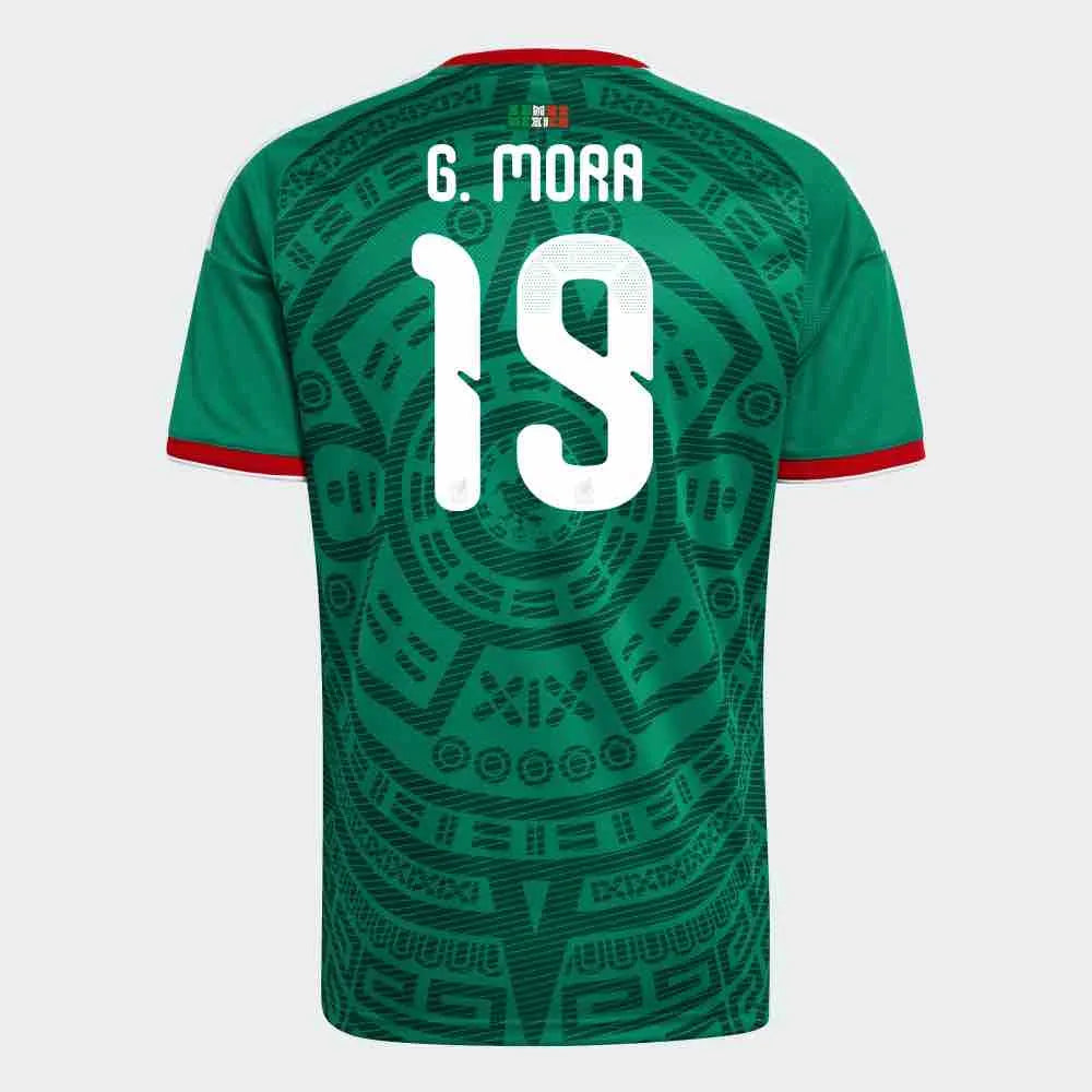 adidas 2026 Mexico Men's Stadium Home Soccer Jersey (G. Mora)