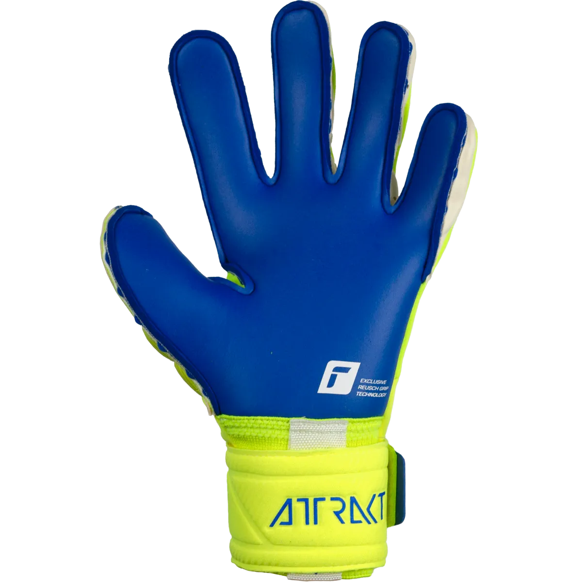 Reusch Attrakt Duo Ortho-Tec Goalkeeper Gloves - Volt-Blue (Single - Inner)