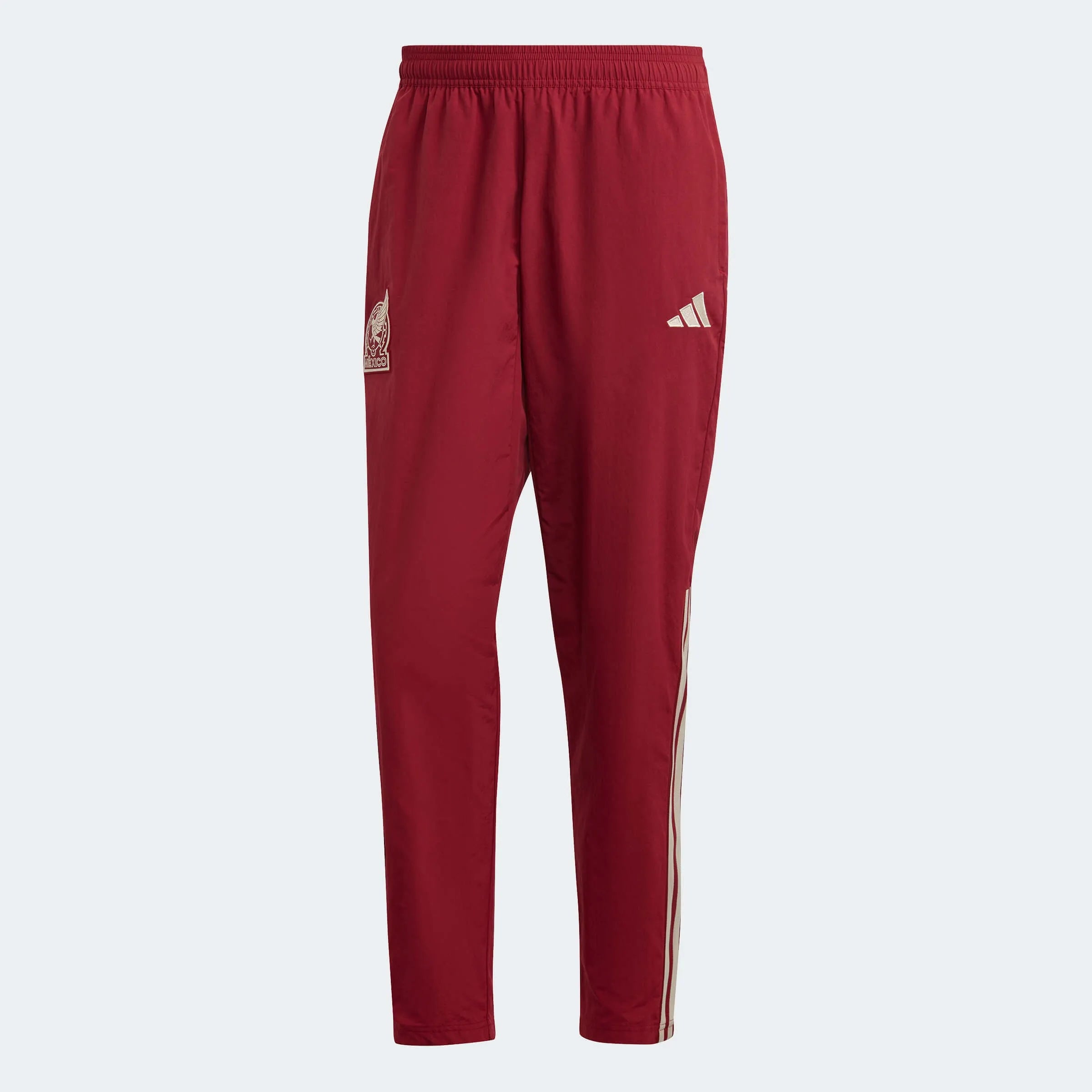 adidas 2022-23 Mexico Presentation Pants - Burgundy (Front)