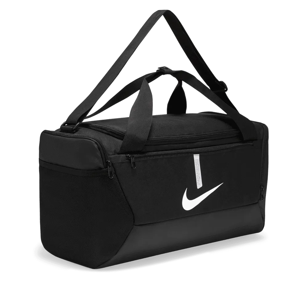 Nike Academy Team Small Duffel  Bag - Black-White (Lateral)