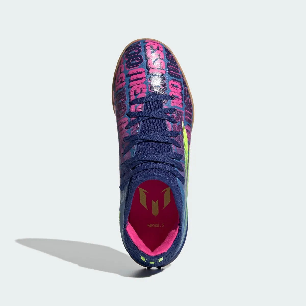 Adidas JR X Speedflow MESSI .3 IN -  Blue-Pink-Yellow (Top)