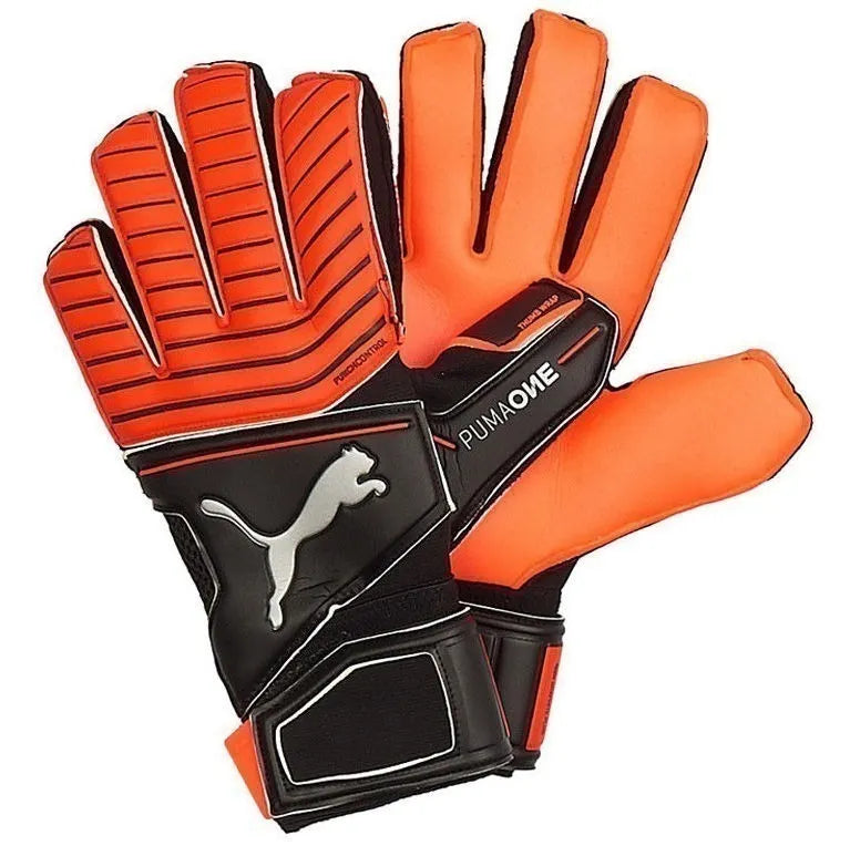 Puma One Protect 18.2 RC Goalkeeper Gloves-Black/Red