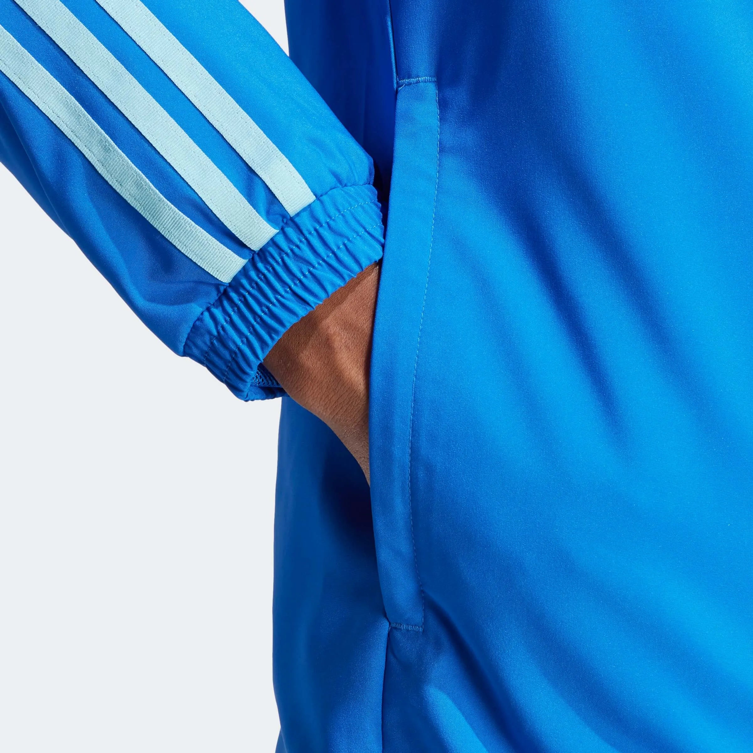 adidas 2023 Boca Juniors Graphic Windbreaker - Blue-Light Blue (Detail 2)