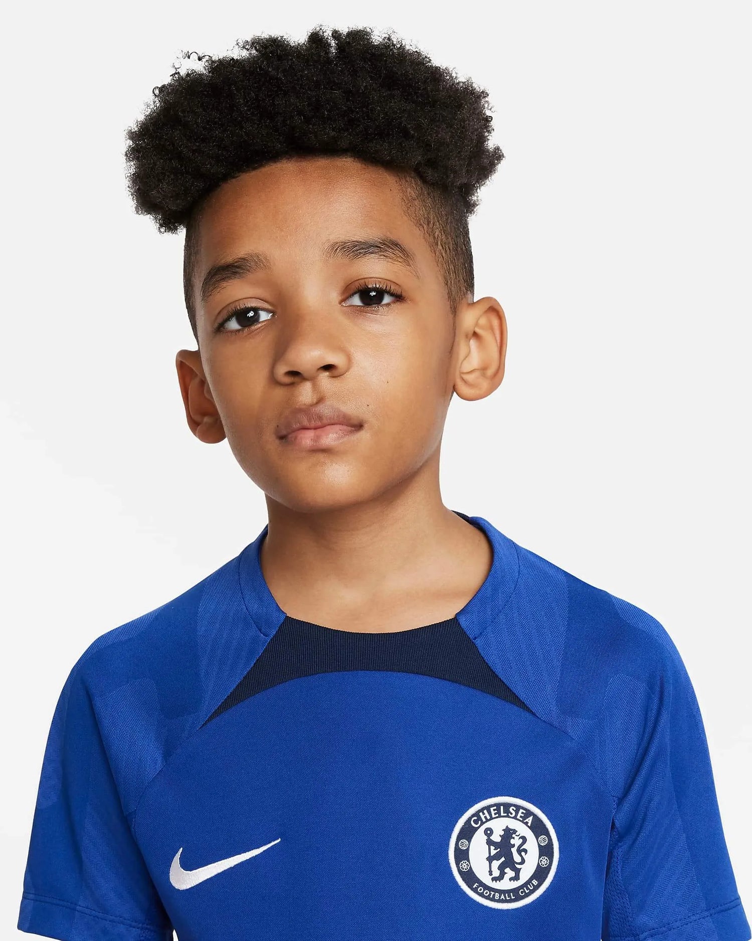 Nike 2022-23 Chelsea Youth Strike Top - Rush Blue (Detail 1)