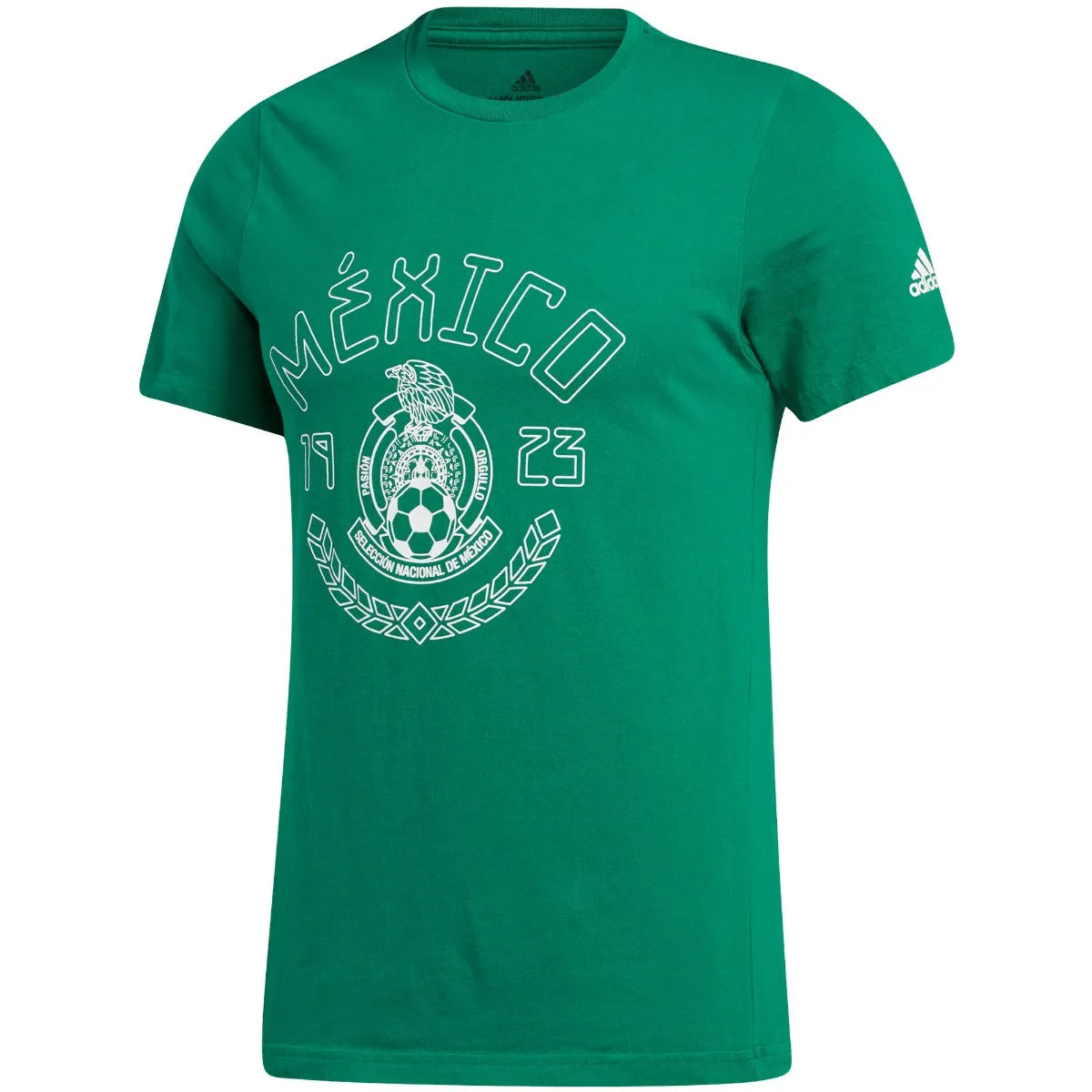 Adidas 2021-22 Mexico Amplifier SS Tee - Green (Front)