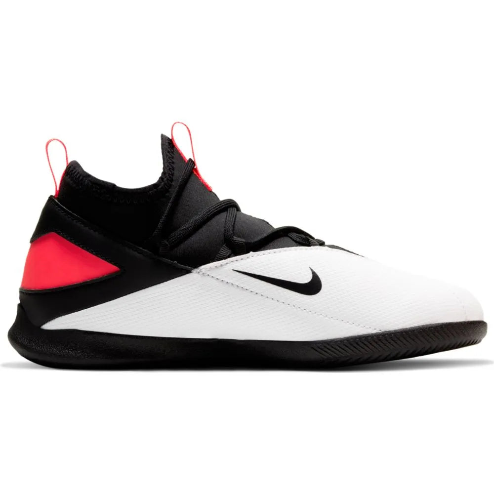 Nike JR Phantom Vision 2 Club DF IC - White-Black-Crimson