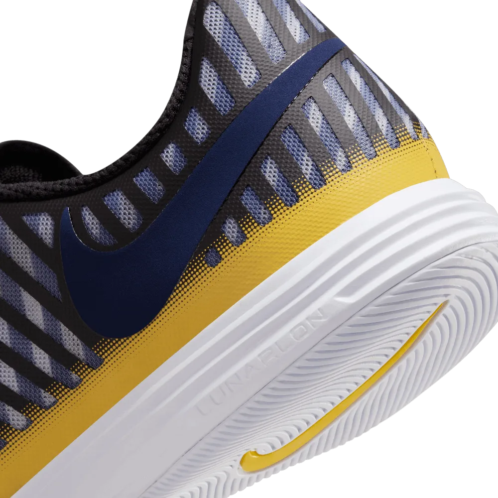 Nike Lunargato II Black-Midnight Navy-Black-Vivid Sulfur (Detail 2)