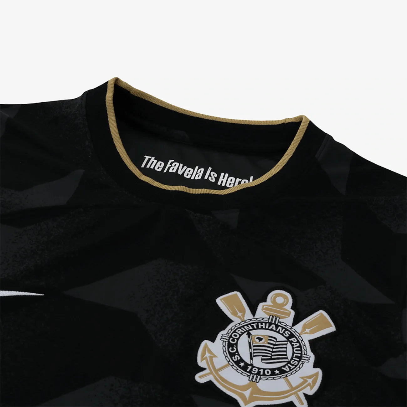 Nike 2022-23 Corinthians Away Jersey - Anthracite-White (Detail 2)