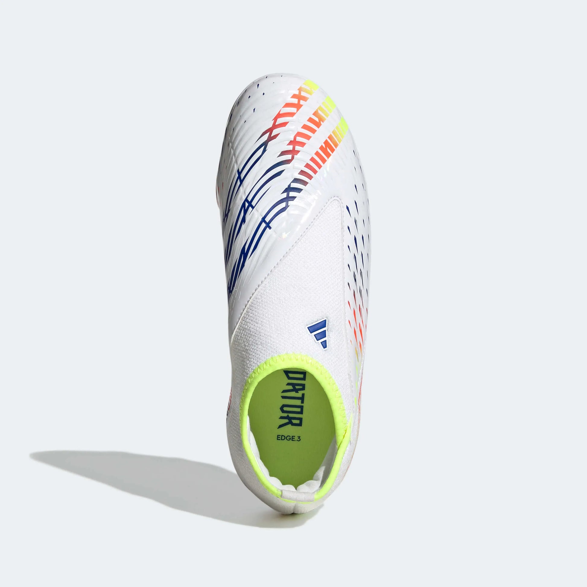 adidas Jr Predator Edge.3 LL FG J - White-Yellow-Blue (Top)