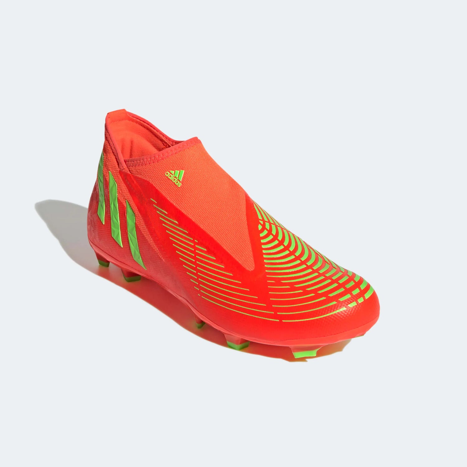 adidas Predator Edge .3 Laceless FG - Solar Red-Solar Green (Diagonal 1)