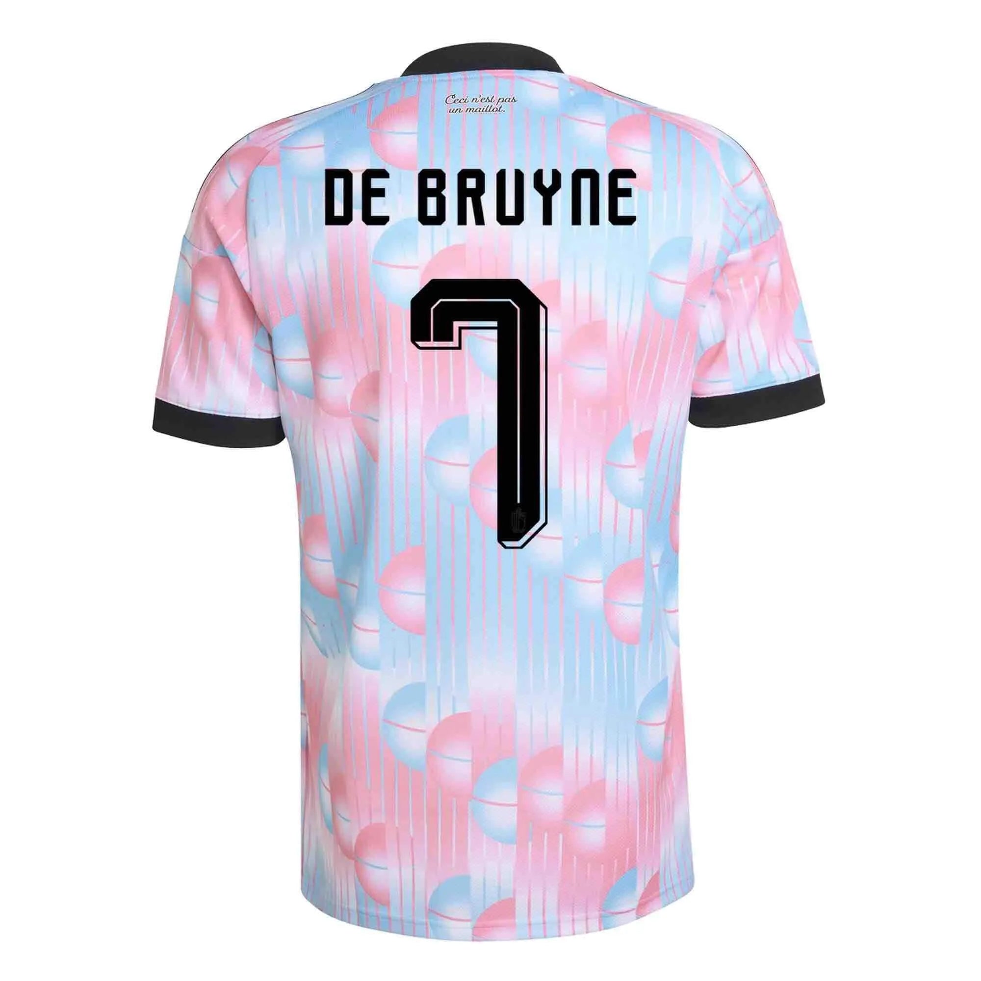 adidas 2026 Belgium Men's Stadium Away Soccer Jersey (De Bruyne)