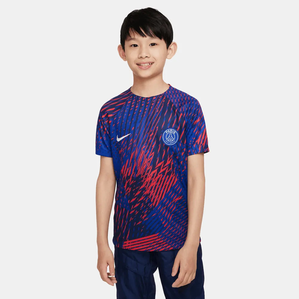 Nike 2022-23 Paris Saint-Germain Youth Pre-Match Jersey (Model - Front)
