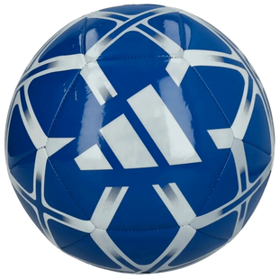 adidas 2024 Starlancer Club Soccer Ball Blue White (Front)