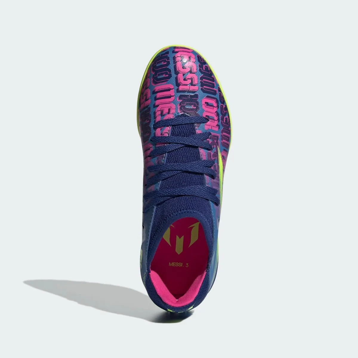 Adidas JR X Speedflow MESSI .3 TF - Blue-Pink-Yellow (Top)