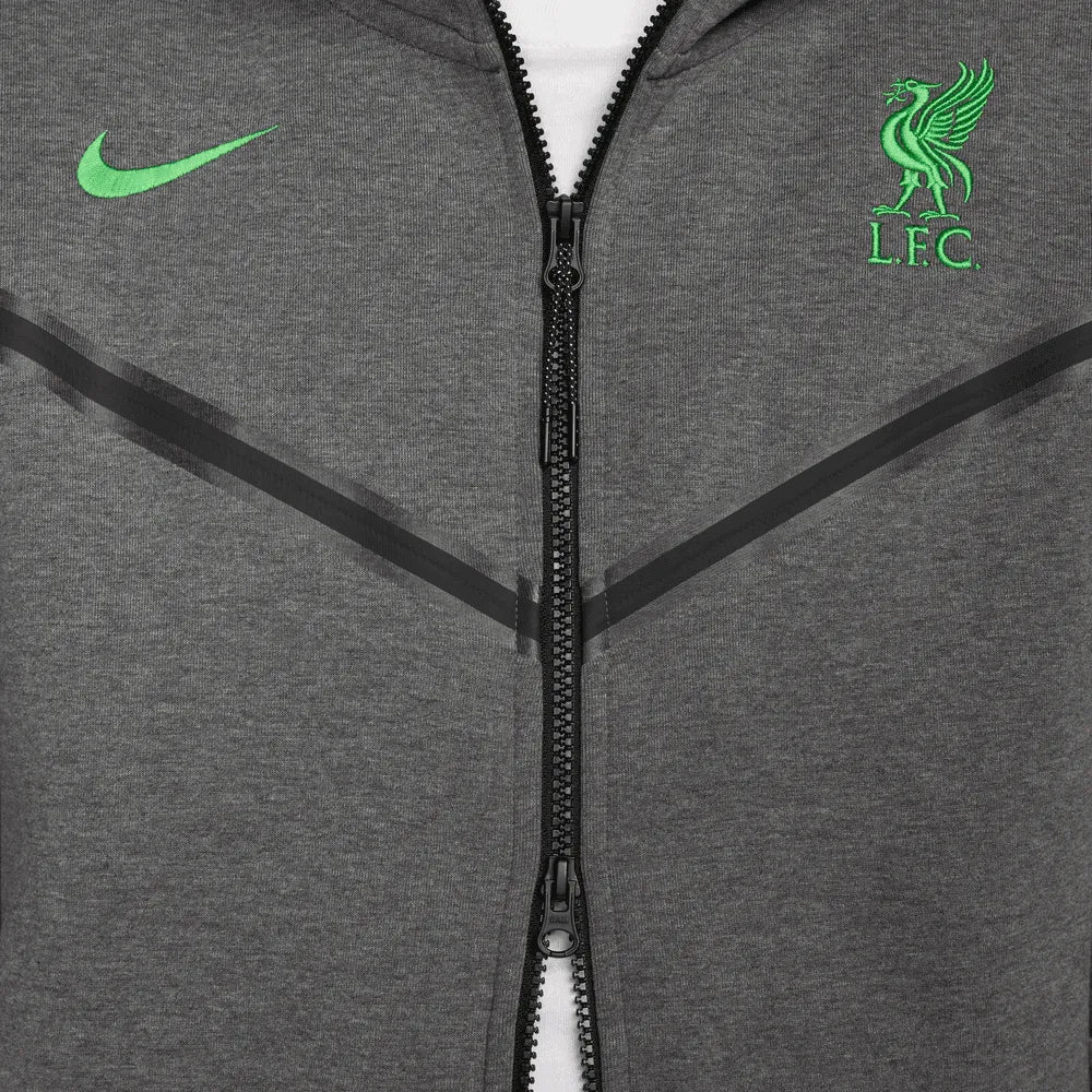 Nike 2023-24 Liverpool Men's Tech Fleece Windrunner Full-Zip Hoodie (Detail 3)